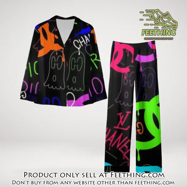 Trending luxury chanel satin pajama set pjs1043 ft5924193